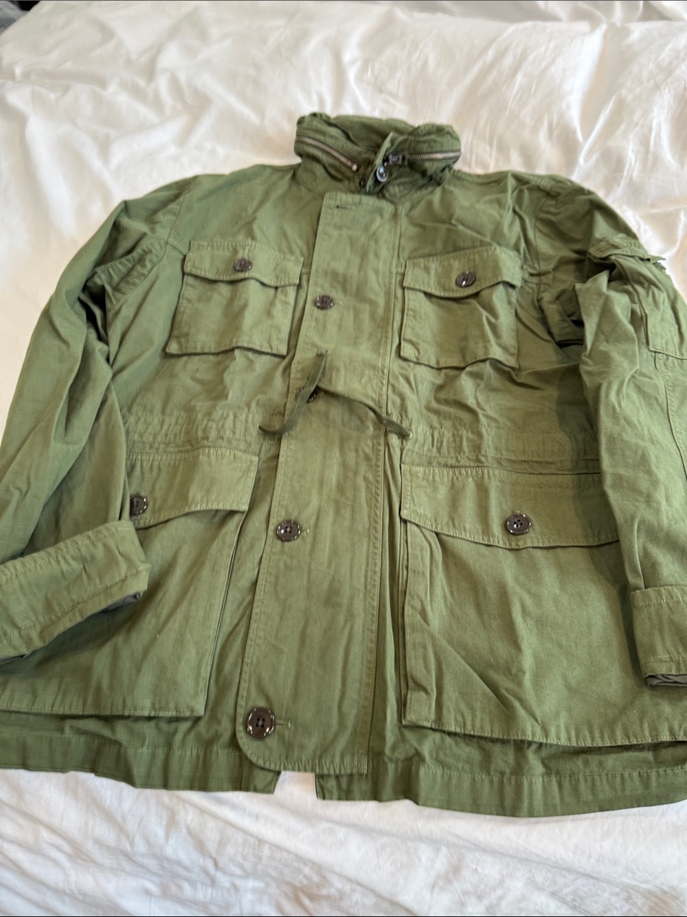 J. Crew Olive Utility Field Jacket